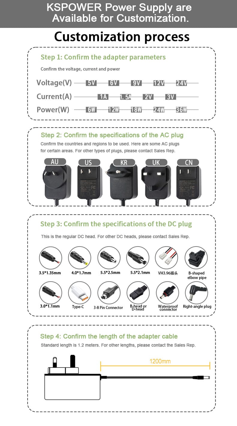 OEM UK Plug Power Adapter