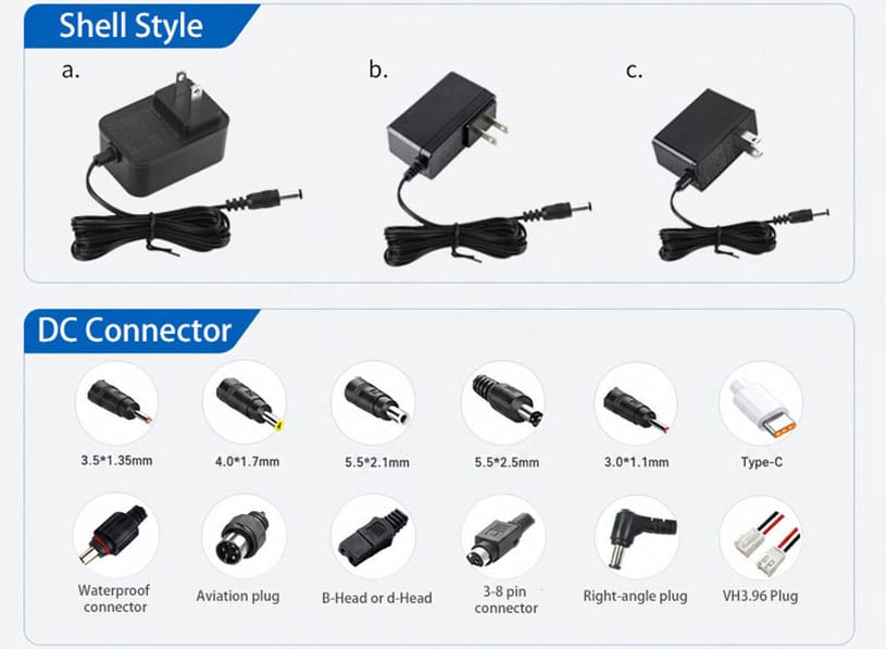 12W Wall Mount Power Adapter Specifications