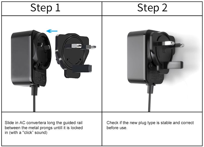 12V 1A AC DC power adapter