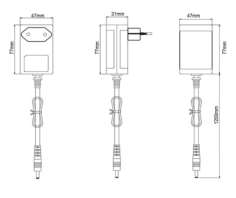 KC Wall Plug Power Adapter