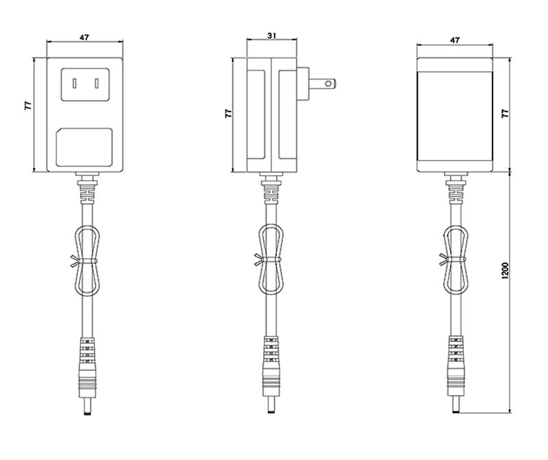 US Wall Mount AC DC Adapter
