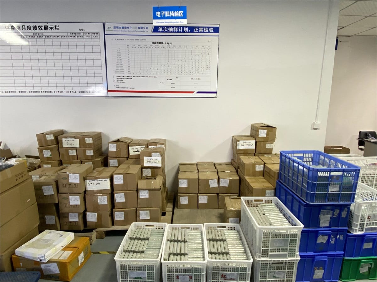 Semi-Finished Goods Receiving Warehouse