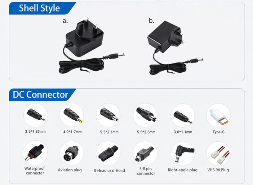 12W UK Plug power adapter