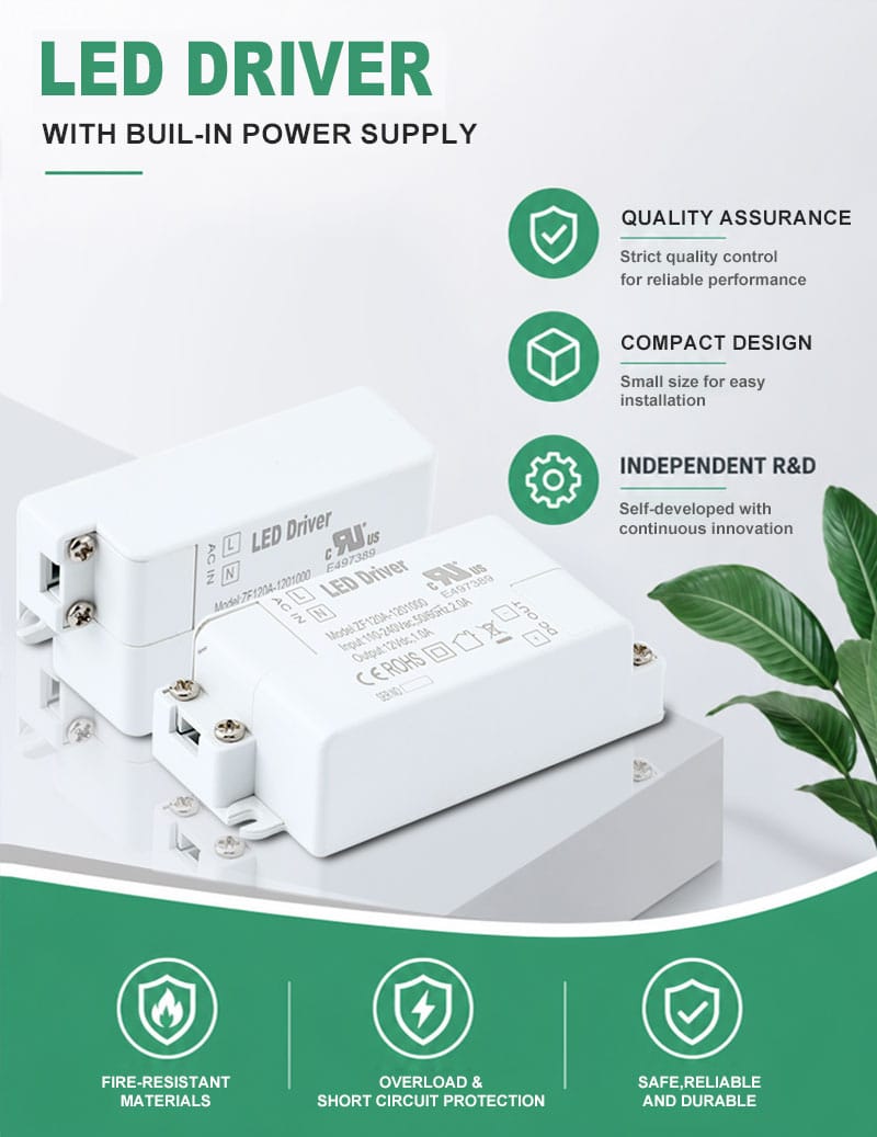 12w indoor led power supply