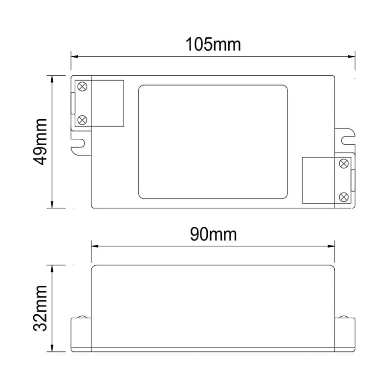 ZF120A-2401500 36W Commercial LED Power Driver