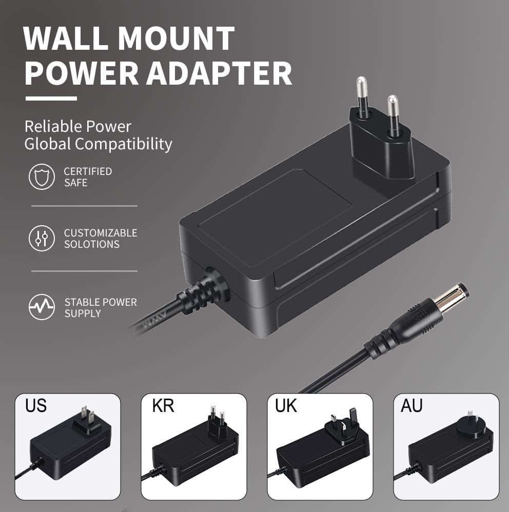 60W EU power adapter