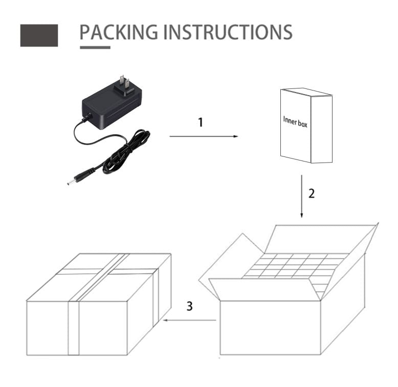 60w us plug power adapter