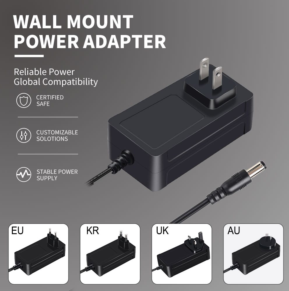 60W US plug power adapter