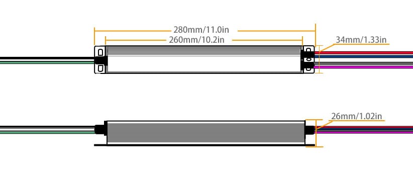 30W 5-IN-1 Dimmable LED Driver