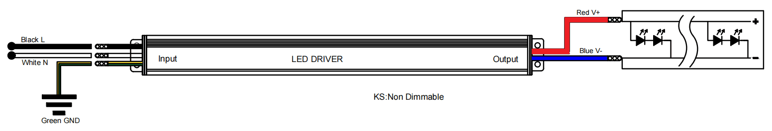 L Series Constant Voltage led Driver Wiring Diagram