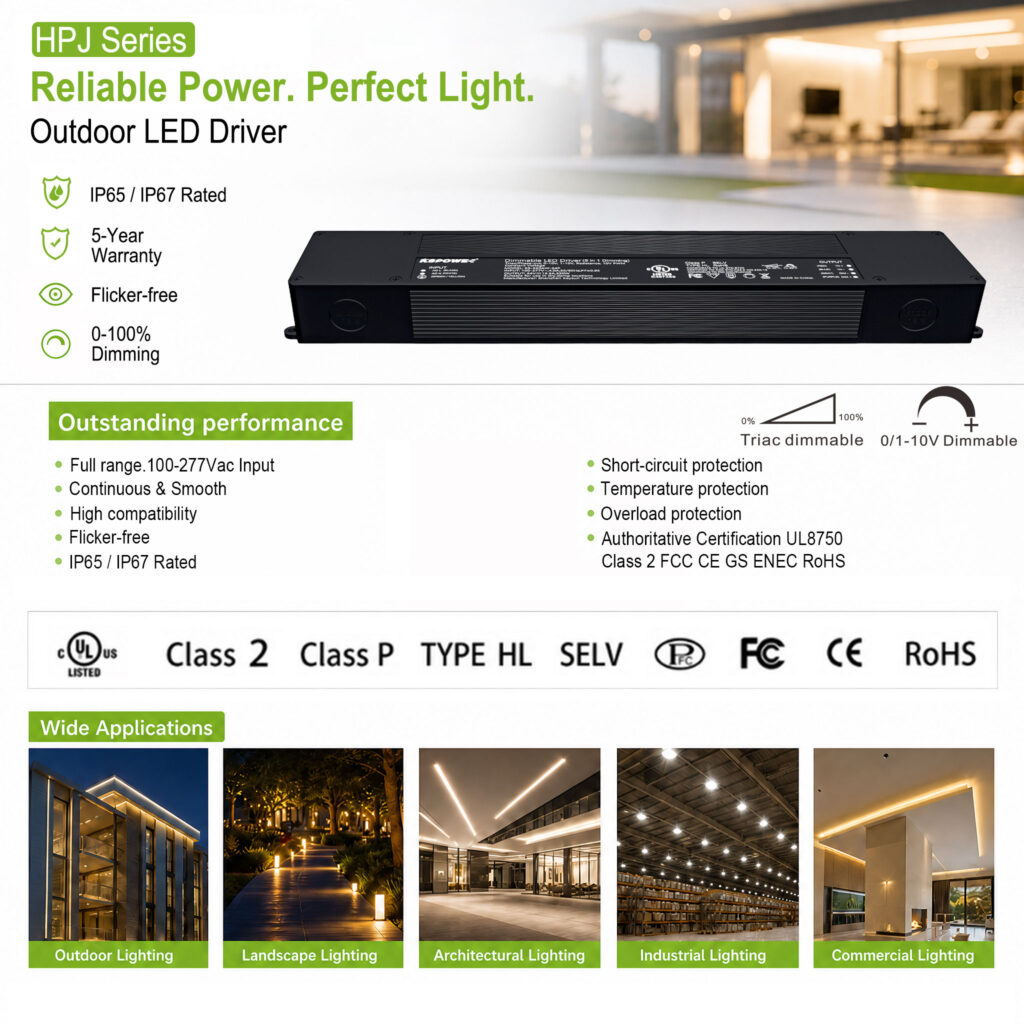 100W 5 IN 1 Dimmable LED Driver